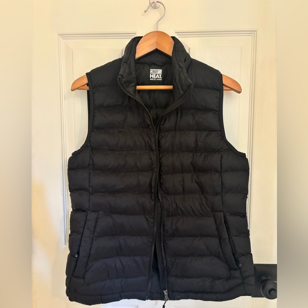 32 Degrees Black Quilted Jacket